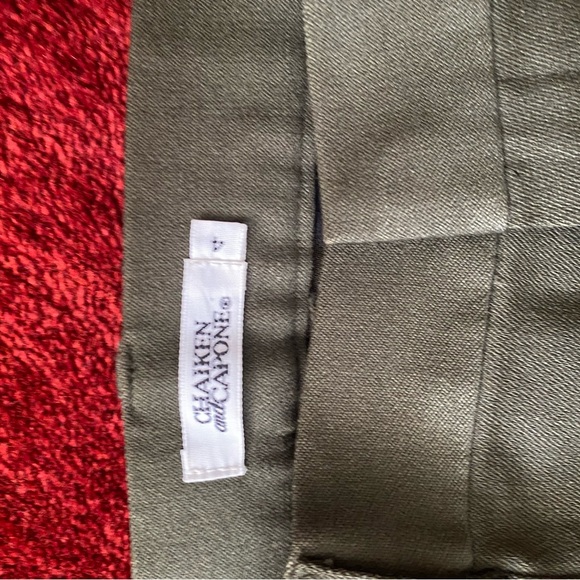 Chaiken & Capone military green wool pants size 4. - Picture 6 of 6